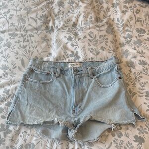 Abercrombie & Fitch Light Wash Jean Shorts